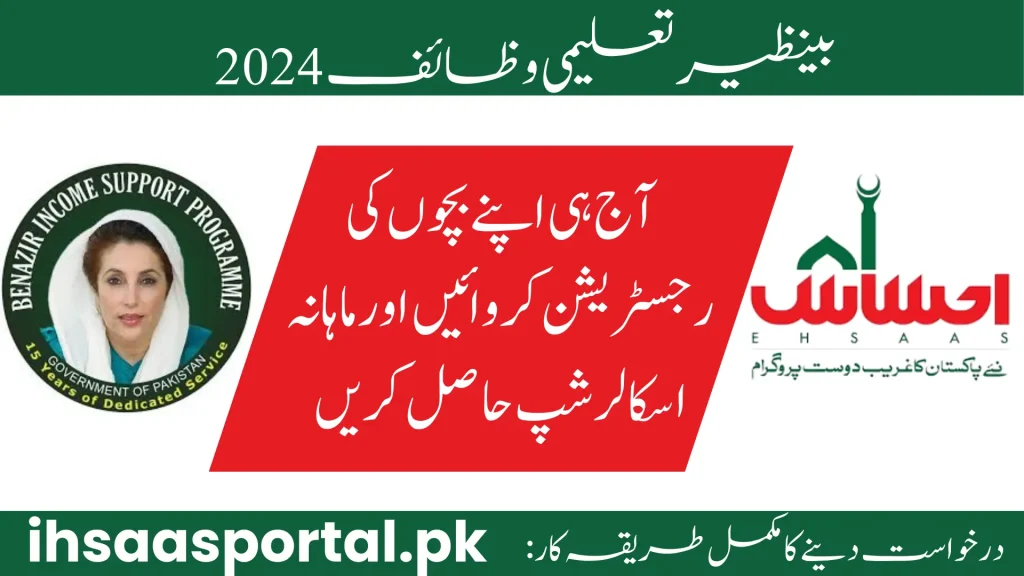 Benazir taleemi wazaif check online CNIC